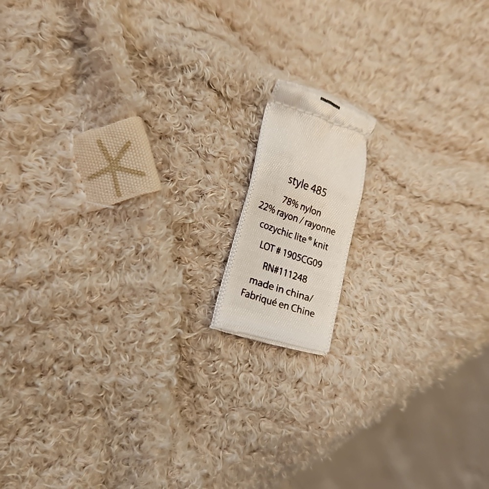 💕BAREFOOT DREAMS💕 CozyChic Lite Coastal Cardigan ~ Bisque Small S NWT - Picture 16 of 16
